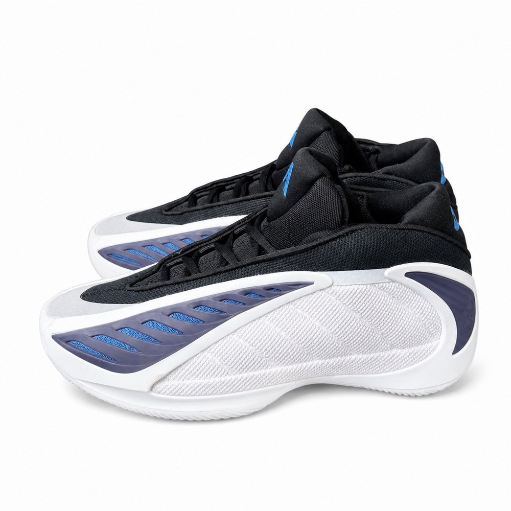 Adidas AE 2 Alphadawg White Black Blue JQ9493 Men's Size 6.5 Basketball Shoes